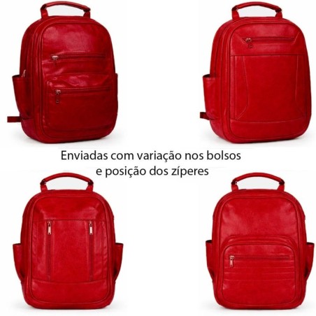 Mochila Feminina Universitária Grande Reforçada 2 Divisórias