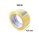 Kit 5 Rolos De Fita Adesiva 4,5 CM Resistente 100 M