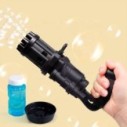 Pistola Lança Bolhas De Sabão Com Refil Bubble Storm 8 Furos
