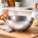 Tigela Inox 30Cm Bowl Redondo Aço Inox Grande