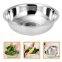 Tigela Inox 30Cm Bowl Redondo Aço Inox Grande