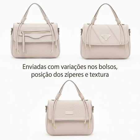 Bolsa De Mão Feminina Alça Com Detalhe Em Fio 2