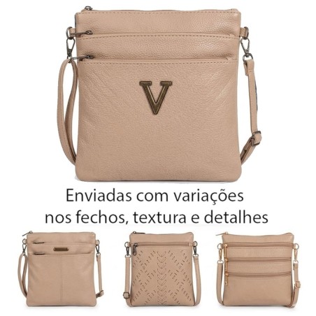 Bolsa Transversal Feminina Compacta Texturizada 2