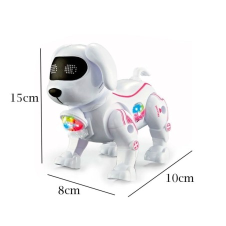 Cachorro Robô Brinquedo Musical Luz Som Movimento