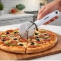 Cortador De Pizza Em Aço Inox Fatiador Com Cabo Ergonômico