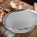 Peneira Coador Grande Com Cabo Em Aço Inox 20 cm