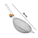 Peneira Coador Grande Com Cabo Em Aço Inox 20 cm