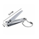Cortador De Unha De Inox Com Corrente Premium 5,2CM