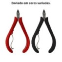 Alicate Para Cutícula Ponta Inox Com Cabo Plástico