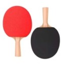 Kit Ping Pong Tênis De Mesa Raquete 3 Bolinhas Cabo Madeira