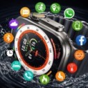 Relógio Smartwatch T900 Ultra 49mm Tela Infinita 2 Pulseiras