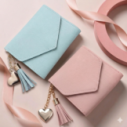 Carteira Feminina Pequena Com Chaveiro Franja E Coração