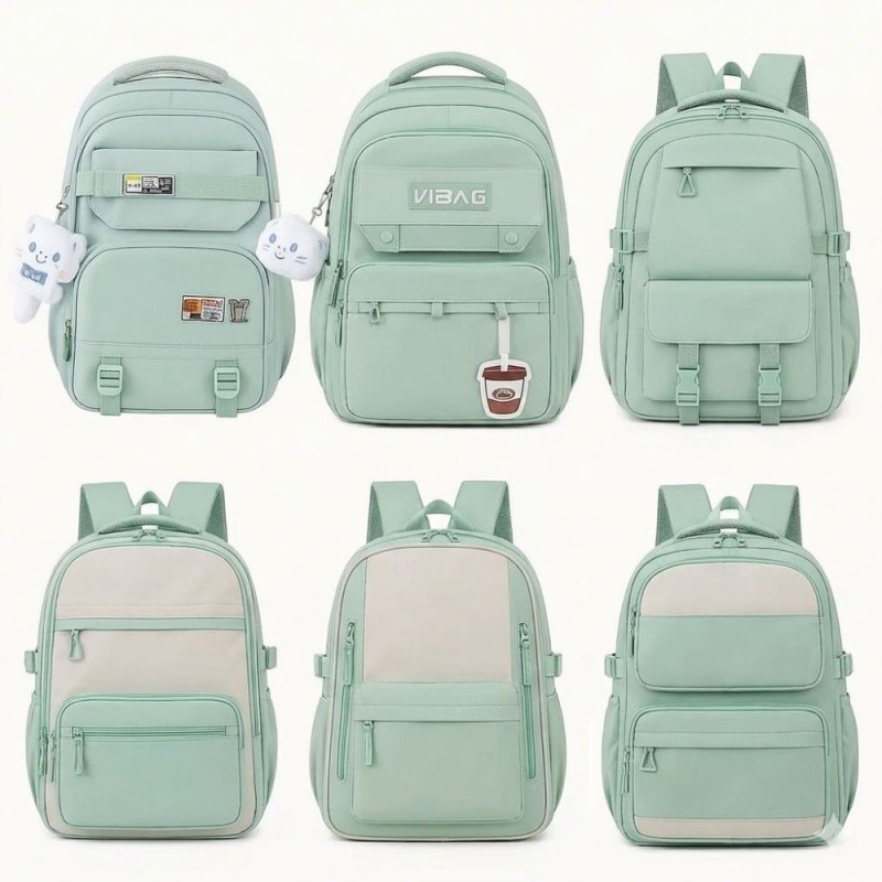 Mochila Universitária Feminina Casual Grande