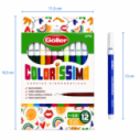 Kit Canetinha Hidrográfica 2.0MM Colorissima 12 Unidades