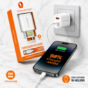 Carregador Turbo Cabo Tipo IOS 1 Metro 4.8A Com 2 Entradas USB