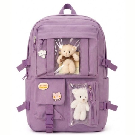 Mochila Feminina Coreana Escolar Passeio Grande