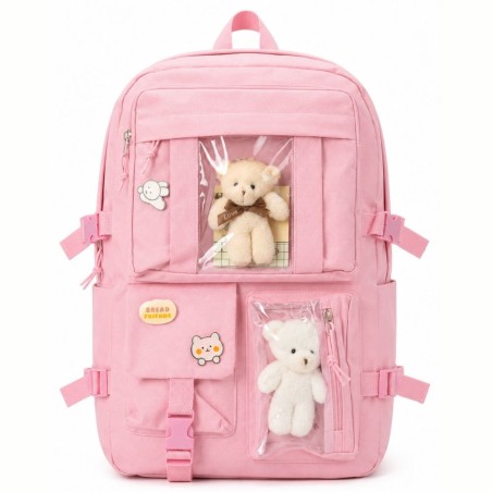 Mochila Feminina Coreana Escolar Passeio Grande