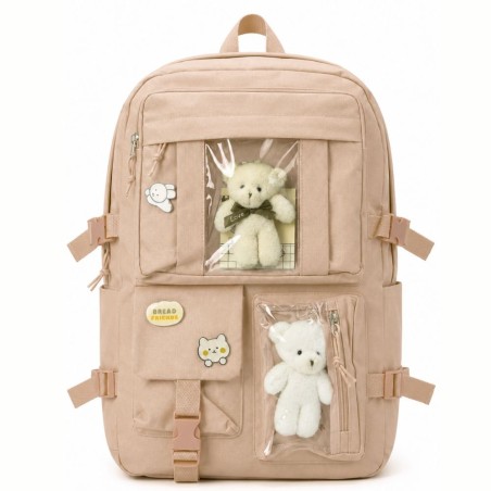 Mochila Feminina Coreana Escolar Passeio Grande