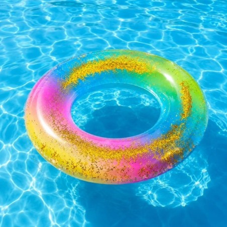 Boia Funs Circular Inflavel Arco-Íris De 55cm