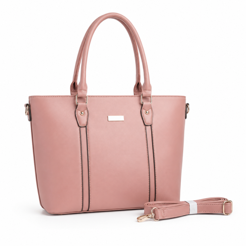 Bolsa Feminina De Luxo Lisa Grande Com Alça Transversal