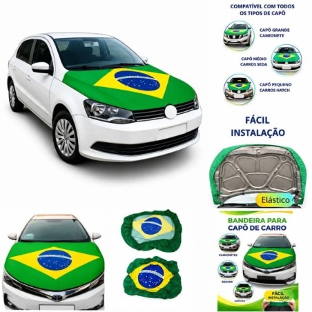 Bandeira Do Brasil Para Capô De Carro Copa Do Mundo