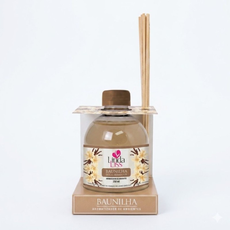 Aromatizador De Ambientes Difusor Baunilha 250ml