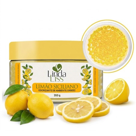 Odorizador Aromatizador De Ambientes Orbeez Bolinha De Gel Limão Siciliano