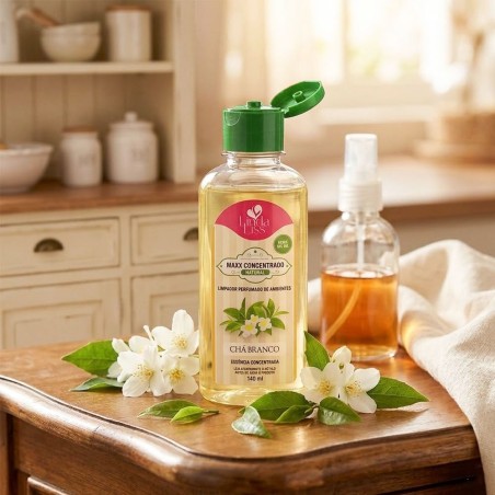 Limpador Aromatizante Perfumador De Ambientes 140ml Chá Branco 2