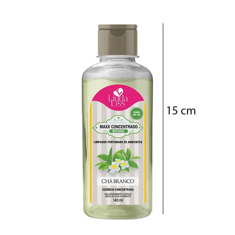 Limpador Aromatizante Perfumador De Ambientes 140ml Chá Branco