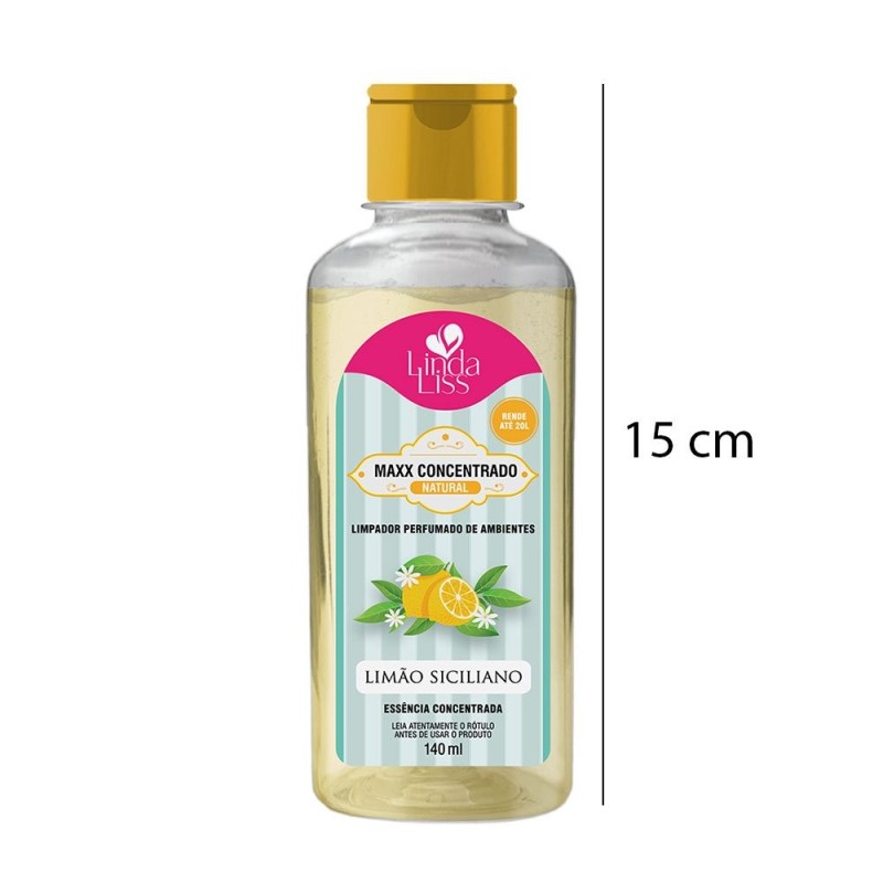 Limpador Aromatizante Perfumador De Ambientes 140ml Limão Siciliano