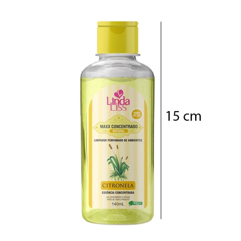 Limpador Aromatizante Perfumador De Ambientes 140ml Citronela
