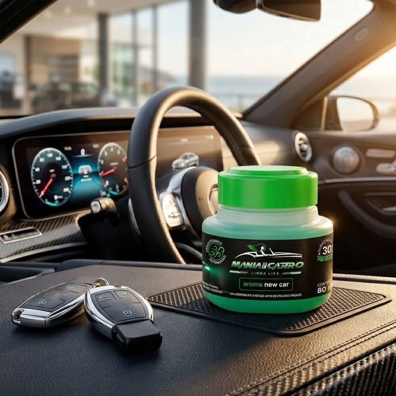 Odorizador Aromatizador Líquido Automotivo 80ml Fragrância New Car