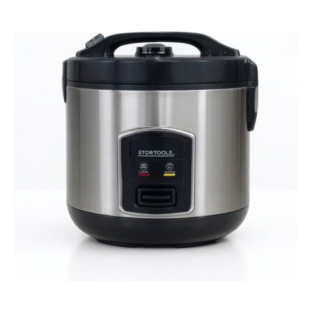Panela De Arroz Elétrica 5 Copos 127V Inox Com Acessórios