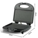 Sanduicheira Elétrica Grill 127V Antiaderente 2 em 1 Lanche