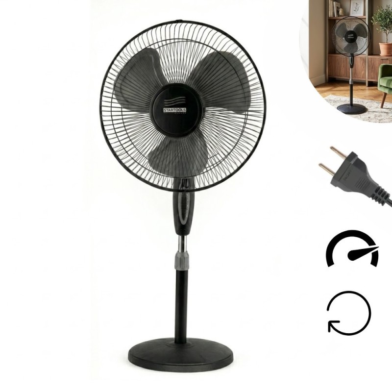 Ventilador De Coluna Turbo Potente 127 V 3 Velocidades 45 W