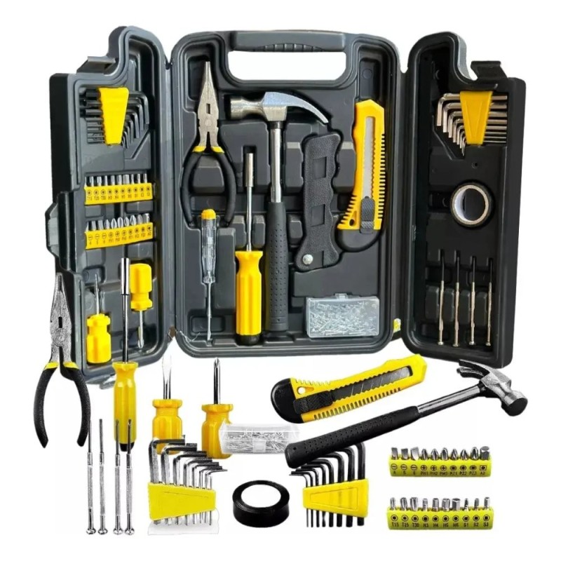 Kit Maleta Profissional De Ferramentas 200 Peças Resistente