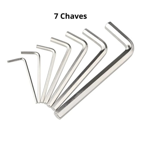 Kit Jogo De Chaves Allen 7 Peças Com Suporte