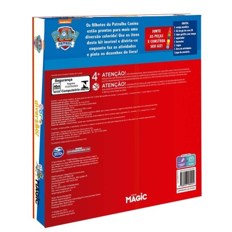 Kit Escolar 9 Peças Com Livro De Atividades Patrulha Canina