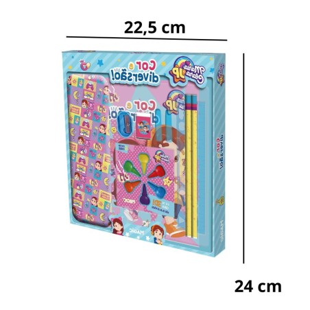 Kit Escolar Maria Clara & JP 9 Peças Com Livro De Atividades