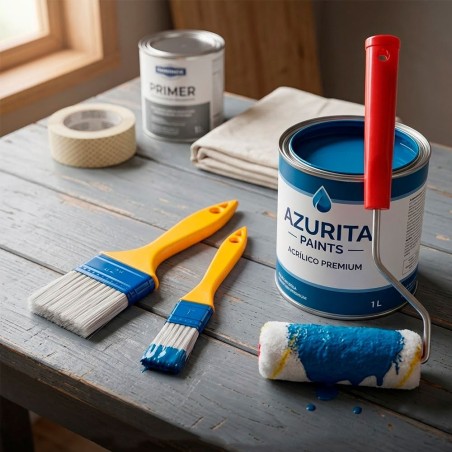 Kit Pintura Pincel Trincha Rolinho Multiuso 3 Peças