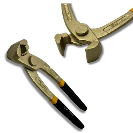 Alicate Torques Turquesa Corte Frontal Armador Profissional 8"
