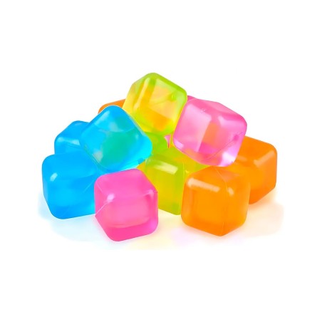 Cubos de Gelo Artificial Ecológico Coloridos  Reutilizáveis 20 Peças 2
