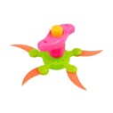 Brinquedo Pião Com Lançador Colorido Infantil Estrelado