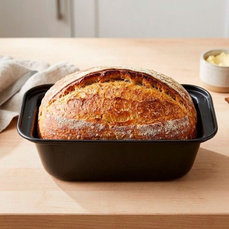 Forma Assadeira Retangular  Anti Aderente Para Pão 1mm 20cm