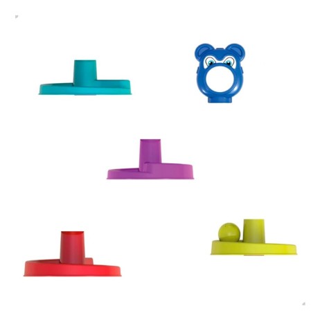 Brinquedo Educativo Escorrega Ball Didático Bebês Com Chocalho 40cm