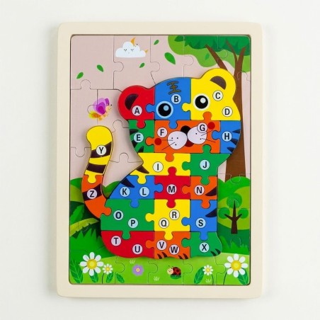 Quebra Cabeça De Madeira Brinquedo Infantil Tridimensional