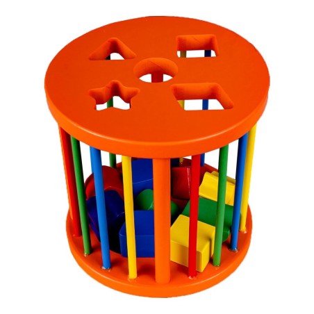 Jogo De Encaixe Infantil Classificador De Formas Montessori 2
