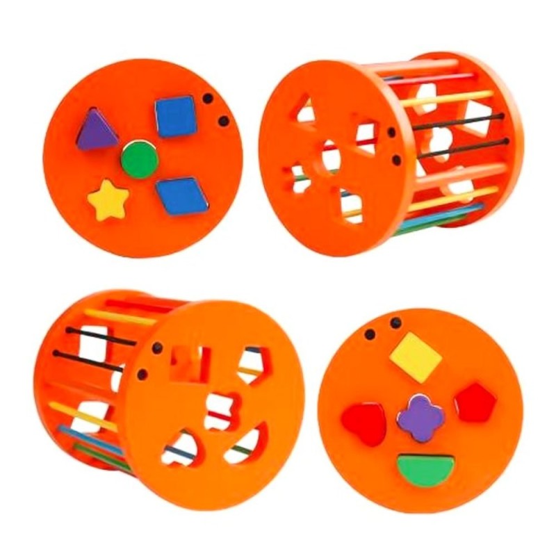 Jogo De Encaixe Infantil Classificador De Formas Montessori