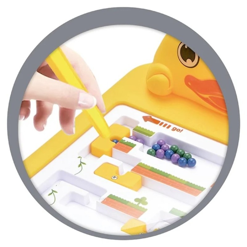 Jogo Labirinto Patinho Magnético Educativo Infantil Com Caneta