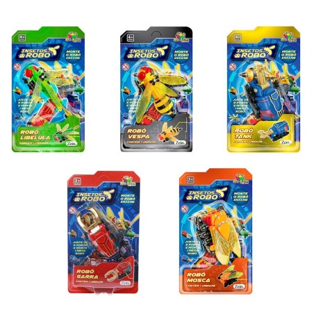 Brinquedo Carrinho Insetos Robo Enxame Colecaionável